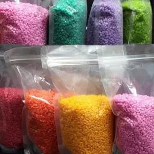 칼라스톤 15색(칼라모래 색모래 어항 미술재료 등 1kg