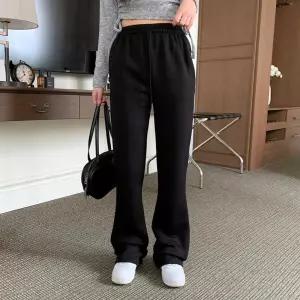 여자 기모 트레이닝 부츠컷 기모 밴딩 팬츠