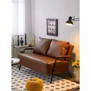 2인용 가죽 소파 쇼파 좁은거실 미용실 인테리어 로비