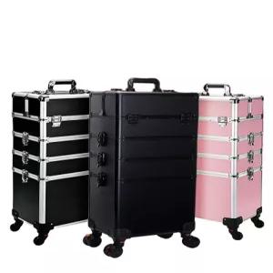 전문가용 메이크업 박스 4단 분리형 네일박스 캐리어