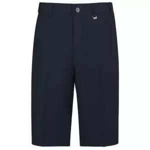 남자 시어서커 아이스 스판 골프 반바지 DW-PTHG-Q002-네이비블랙