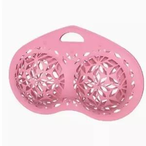 실리콘 브래지어 속옷 세탁망 핑크그물형 통돌이 드럼 세탁 빨래 고급