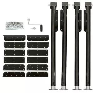 트레일러잭 트럭캠퍼 아웃트리거 농기계 주차 거치대