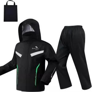 린조이 레인프루프 레인슈트 남성용 골프 레인기어 재킷과 팬트 아웃도어 경량 통기성 후드 레인코트
