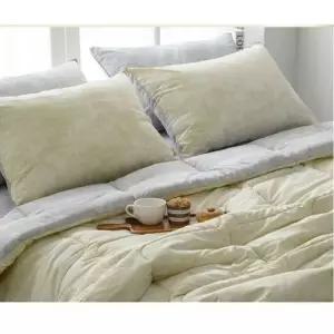 쉬운 세탁 일체형 차렵이불 패드 세트 Q 극세사 차렵이불