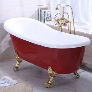 빈티지 아크릴욕조 유럽풍 이동식 펜션 간이 아크릴