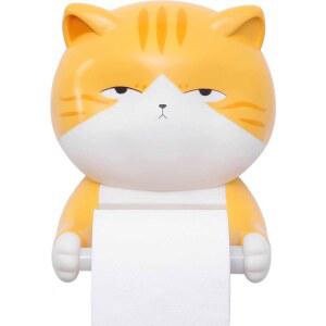 고양이 휴지걸이 화장실 특이한 소품 종이 캐릭터 두루마리