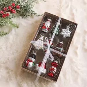 미니 장식 오너먼트 9P세트 데코 소품트리 장식품 인형 크리스마스 용품 트리품