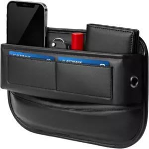 유니버설 핏 자동차 갭 필러 프리미엄 가죽 앞좌석 정리함 센터 콘솔 시트 사이드 에센셜 카드 슬롯 휴대폰 선글라스 자동차용 키 SUV 트럭 1