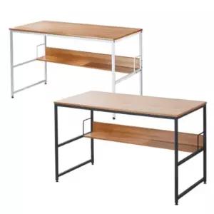 오피스 책상 공용사무실 책상 원목상판 테이블 흰색