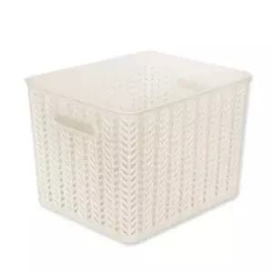 헤링본 바스켓 7호 오픈형) 바스켓 수납함