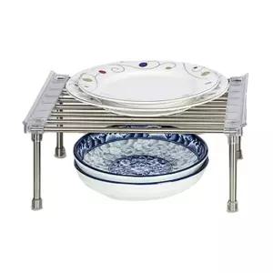 다용도실정리 그릇받침대 접시정리대 선반 2개 접시정리대 싱크대정리대 펜트리정리