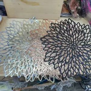 호텔 테이블매트 4종방수 원모양 실리콘 식탁매트 방수식탁매트 실리콘테이블