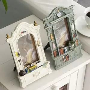 엔틱 장식장 디자인 사진 액자 포토 테이블 스탠드 작은액자 탁상액자 미니액자 소형액자