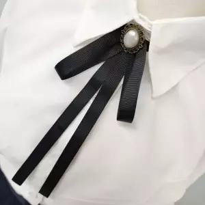 [하프클럽/]고급 옷핀 리본 브로치 뱃지 대학생 졸업 입학 학예회