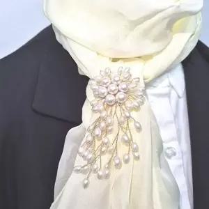 [하프클럽/]진주 브로치 정장 혼주 악세서리 상견례 여성