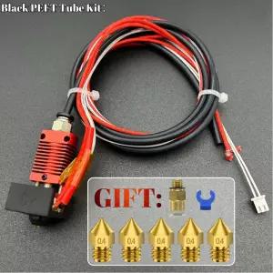 Ender-3/Ender-V2/CR10 핫엔드 키트 MK8 J-헤드 0.4mm 노즐 히터 서미스터 포함 3D 프린터 부품 DIY