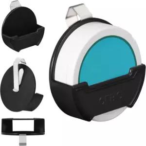 자동차 및 벨트용 파우치 캔 홀더는 ZYN 스탠다드 틴(두께 2.76인치 직경 x 0.78인치) 벨트 또는 카 선바이저 클립 빠른 접근을 위한 컴팩트한 디자인 니코틴 Plastic