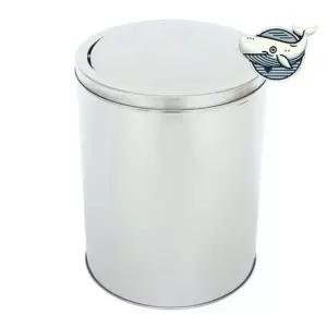 스텐레스 오픈형 쓰레기통 14L 주방 욕실 휴지통 쓰레기통