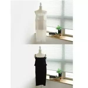 사우나랩 플리츠 샤워가운 실키한 원피스 밴드형 목욕가운 바스