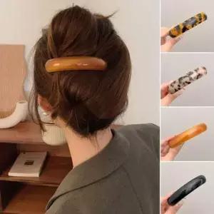 당고머리핀 빈티지 심플 일자 자동핀 ELH-084