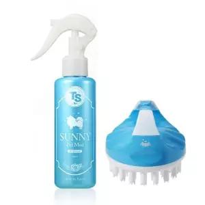 TS 써니 애견미스트 스프레이 강아지미스트 150ml 마사지브러쉬 포함
