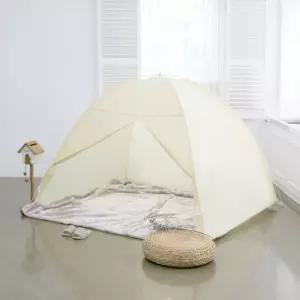 따시방 원터치 난방 방풍 텐트 중대 3인 보온 침대 수면 거실 1용 방한 겨울 용품 비절약