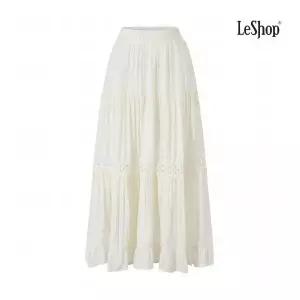 르샵 정상가 89000원ㅣ펀칭 레이스 포인트 밴딩 롱 스커트 DQ2WH003A 466098