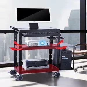 모니터 선반 트롤리 웨건 카트 이동식 스탠드 작업대