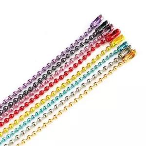 컬러 볼체인 군번줄 에어팟 키링 고리 재료 부자재