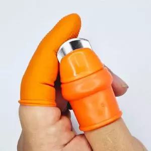 [콩심팥심]골무 손가락칼 엄지칼 작물 수확 텃밭 야채 손질 칼