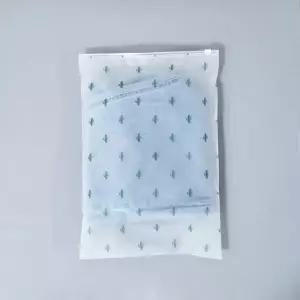 다회용 선인장 반투명 여행용 정리 지퍼백 3호 28X40