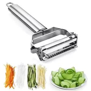 쿨샵 올스텐레스 다용도채칼 감자 야채채썰기 칼도 썰기 채소썰기