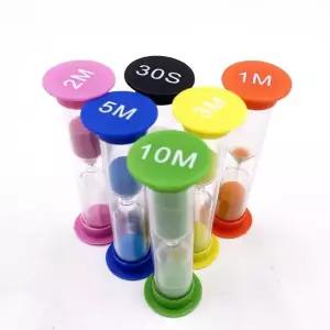 양치 사우나 찜질방 시간별 타이머 모래시계 6종세트