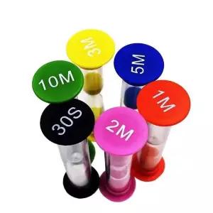 사우나 찜질방 운동용 모래시계 6종세트 탁상 모래멍