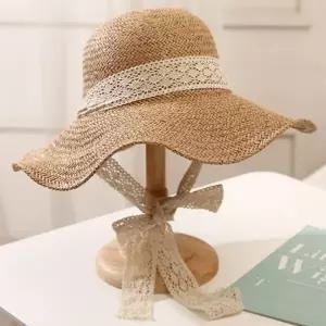 ( )밀집모자 해외여행모자 밀짚벙거지 여성용 자외선차단모자 해변가 비치모자 해변모자 햇빛차단 여행모자