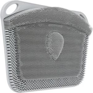 프리테크 대형 샤워 풋 스크러버 매트 실리콘 클리너 브러시로 굽히지 않고 발을 청소 각질 제거 및