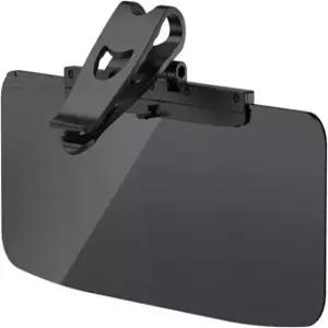 자동차용 선바이저 익스텐더 편광 안티 글레어 선 차단기 및 UV400 보호 카바이저용 조절 가능한 클립온 익스텐션 운전석 조수석 측면에 범용 장착(L) L