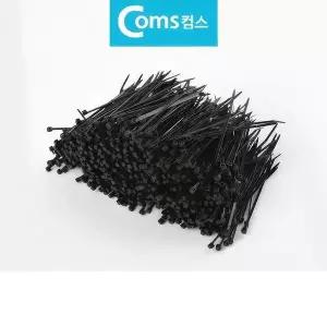 블랙 케이블타이 전기선 랜선 고정 선정리 10cm 1000P 코드선 티비선