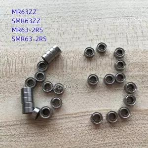미니어처 볼 베어링 MR63ZZ MR63-2RS 베어링 MR63Z MR63 L-630ZZ 673ZZ 3x6x2.5mm 3x6x2.5mm 50 개/로트