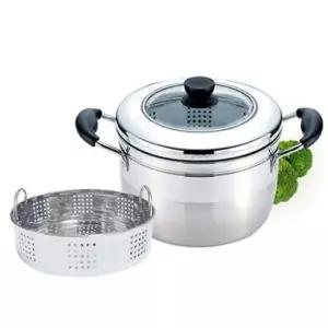 찜냄비 키친플라워 인덕션 찜기 찜통 채반 찜솥 26cm 곰솥냄비