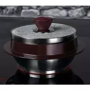 돌솥뚝배기 키친아트 돌솥 냄비 뚝배기 가마솥 4인 17cm 인덕션돌솥