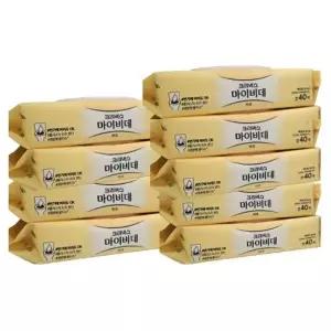 크리넥스 마이비데 키즈 캡 40매 X 9팩 화장실용 비데물티슈