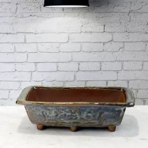 이삭 국내산도자기 웃나무직사각-고급스런디자인화분 인테리어 거실 베란다 집화분 예쁜 다육 식물 선물 장