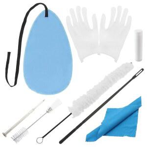 관악기용 클라리넷 청소 키트, 플루트 및 면봉, 청소용 청소봉, 드라이버, 면 홀 도구, 장갑 엔드 톤 브러시, 더블 관리