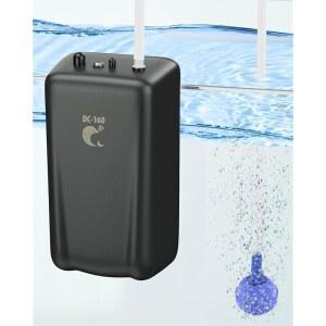 포플라이 야외 라이브 미끼 에어레이터 40 휴대용 튜브) 본체 펌프 및 산소 30갤런 배터리 (펌프 미포함 내부의 에어 펌프, 구동 스톤 항공사 버킷용 GPH