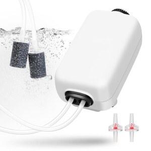 20-210갤런 탱크, 피시 에어 버블러, 돌이 공기 항공사 밸브용 수경 펌프 달린 산소 아쿠아닛 조절기, 튜브, 체크 수족관