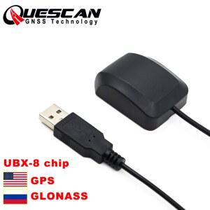 GPS수신기 라스베리 파이 리눅스 NMEA0183 안테나 안드로이드 GLONASS UBXM8 GNSS 대한 USB 수신기 윈도우 GPS 칩셋에