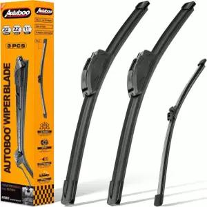 20182025 포드 익스페디션용 오토부 3팩 윈드실드 와이퍼 블레이드 전면 22인치 + 및 후면 11인치 전천후 성능 간편한 원클릭 설치 24 +18 +12