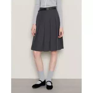 르샵 클래식 벨트 세트 플리츠 미디 스커트 DP3WH006A 466521